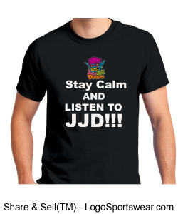 JJD stay calm Ts Design Zoom